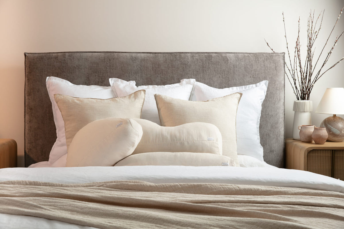 Amarae natural support pillow arranged for comfortable rest